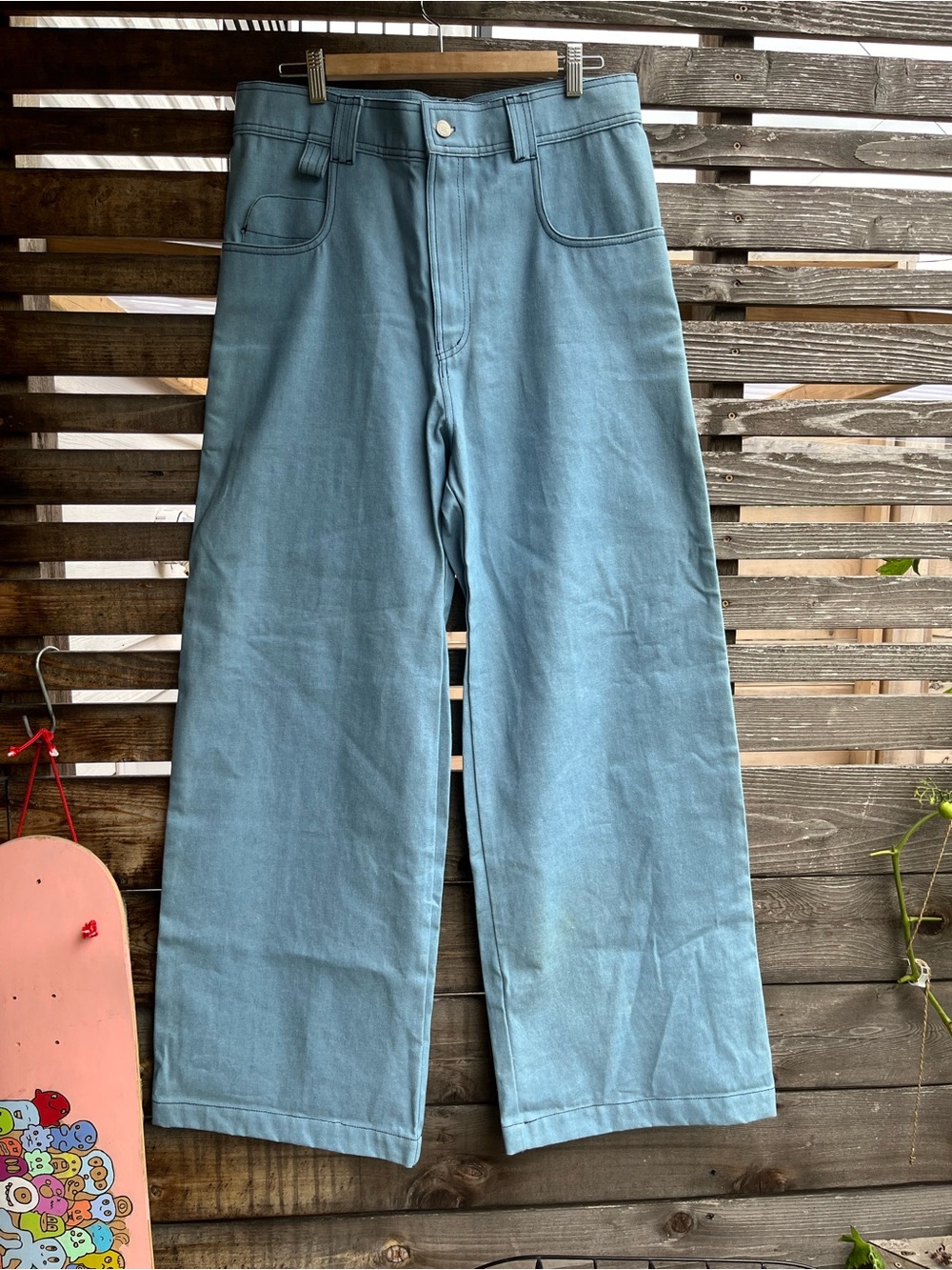 Vintage Y2K Geek Boutique Deadstock Wide Leg Raver Pants Toronto Streetwear - Picture 2 of 11